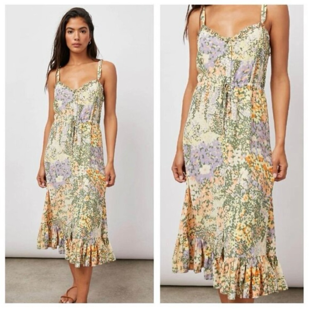 Rails Adalyn Gardenia Floral Midi Dress XS